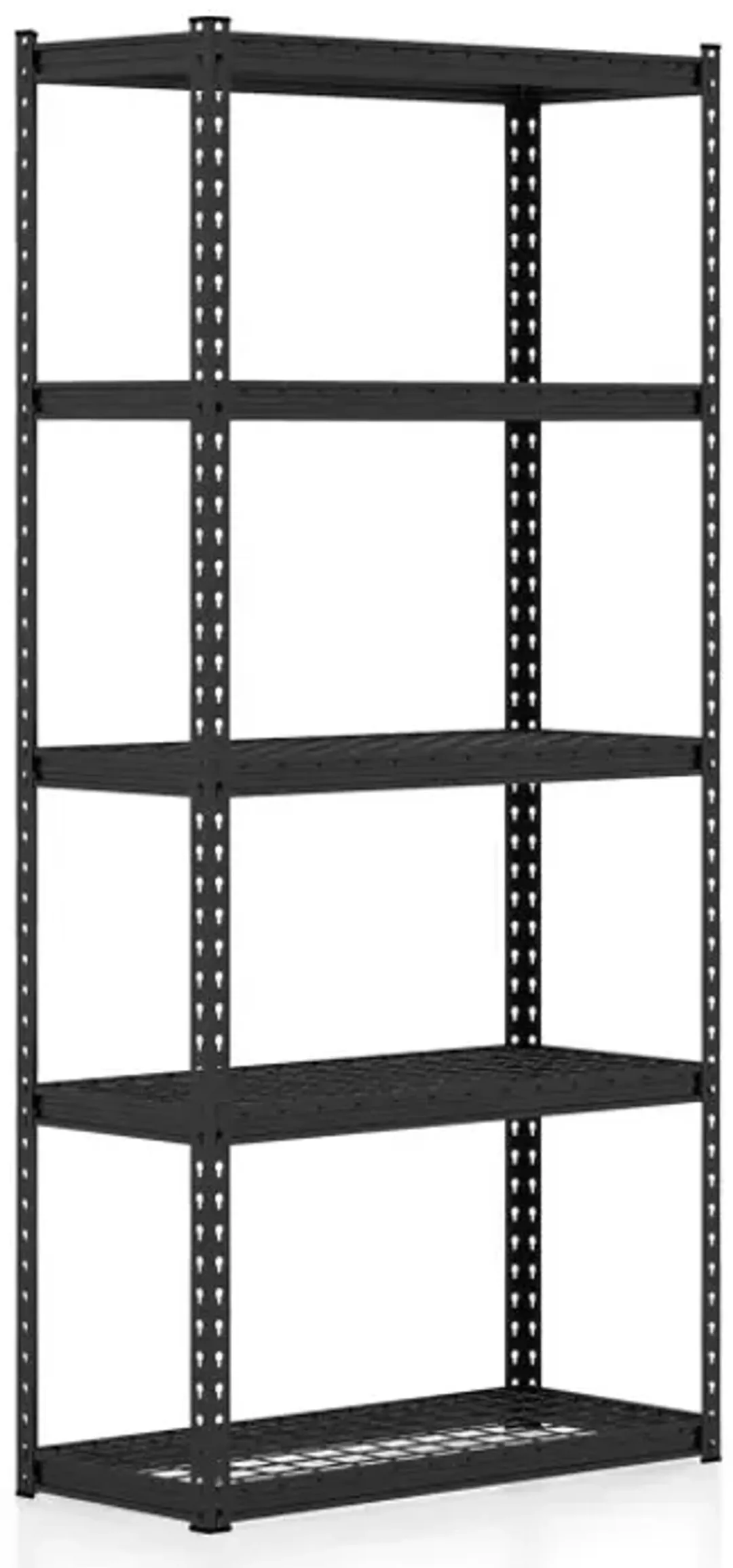 Estantería metálica de 5 niveles con patas antideslizantes y estantes ajustables -Costway - Imagen 2