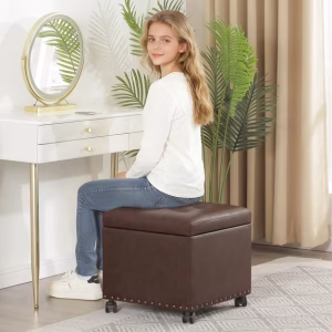 Alternative view of Otomana de Almacenamiento con Ruedas de 17" - Unbranded