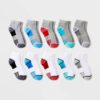 Paquete de 10 pares de calcetines tobilleros para niño blanco y gris talla 9-2.5 - Marca Cat & Jack™
