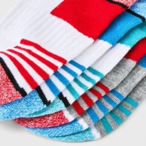 Alternative view of Paquete de 10 pares de calcetines tobilleros para niño blanco y gris talla 9-2.5 - Marca Cat & Jack™