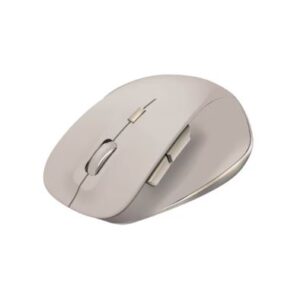 Alternative view of Ratón ergonómico inalámbrico de 6 botones color beige - Marca North