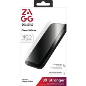 Protector de pantalla de cristal para iPhone 16 Pro - Marca ZAGG