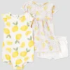 Conjunto de 3 piezas veraniego para bebé talla 9 meses -Carter´s