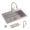ZINC / Fregadero para cocina de acero inoxidable de calibre 18, de 84 cm - KOHLER