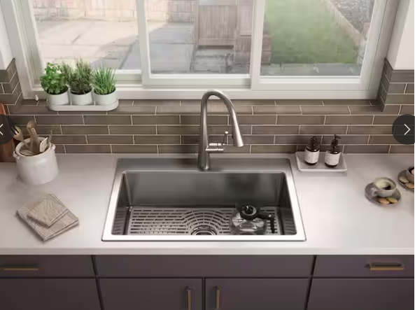 ZINC / Fregadero para cocina de acero inoxidable de calibre 18, de 84 cm - KOHLER - Imagen 4