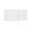 Gabinete de cocina preensamblado de 30 x 12  x 15 pulgadas en blanco satinado -Shaker