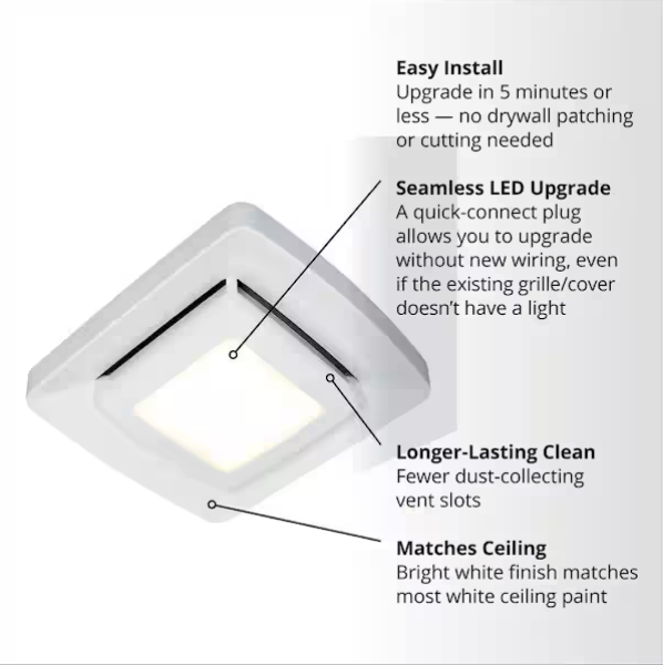 Luz led repuesto para extractor de baño -Broan-NuTone - Imagen 3