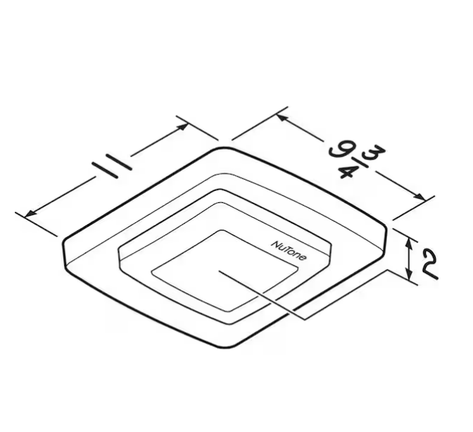 Luz led repuesto para extractor de baño -Broan-NuTone - Imagen 4