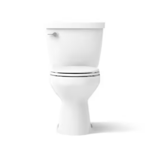 Inodoro redondo con rueda de taza de 30.5 cm, aro de cera y asiento de cierre suave -KOHLER