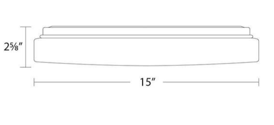 Lámpara de techo empotrable de 38 cm con luz ajustable -Blo - Imagen 3