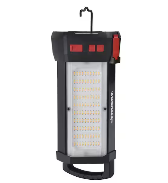 Linterna de trabajo LED híbrida de 14 000 lúmenes con batería recargable - Husky - Imagen 2