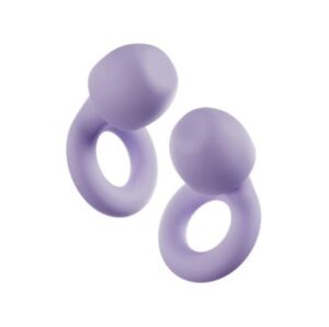 Tapones para los oídos para dormir, viajar y concentrarse color violeta - Marca Loop Quiet™ 2