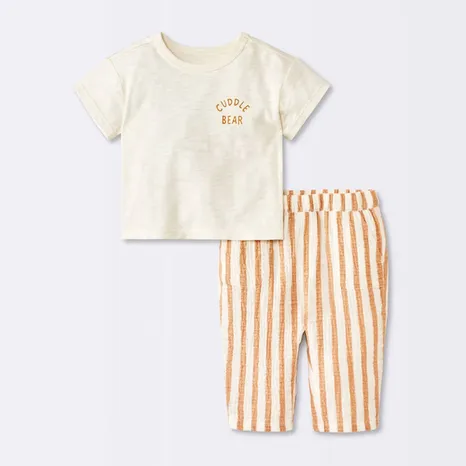 Conjunto de 2 piezas para bebé talla 3 meses con estampado de osito -Cloud Island