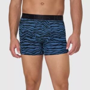 Alternative view of Paquete de 3 bóxers supersuaves para hombre azul y negro talla M - Marca Hanes Originals Premium