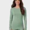 Camisa térmica de manga larga para dama talla XL -Cuddl Duds