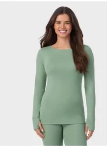 Camisa térmica de manga larga para dama talla XL -Cuddl Duds