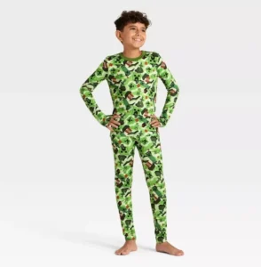 Pijama térmica de 2 piezas para niño talla 6/7 con diseño de Minecraft -Cuddl Duds