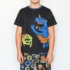 Pijama de 2 piezas para niño talla 16 con diseño de monstruos -Cat & Jack
