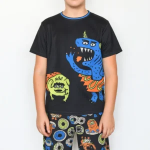 Pijama de 2 piezas para niño talla 16 con diseño de monstruos -Cat & Jack