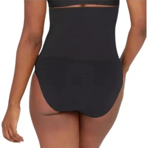 Alternative view of calzon tipo faja de tiro alto moldeador, talla L color negro - Assets by Spanx