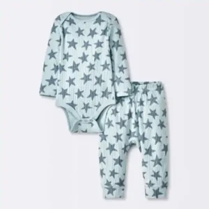 Conjunto de 2 piezas para bebé talla 24 meses con estampado de estrellas -Cloud Island