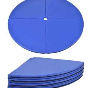 Alternative view of Tapete protector plegable para Pole Dance, color azul -Costway