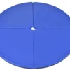 Tapete protector plegable para Pole Dance, color azul -Costway