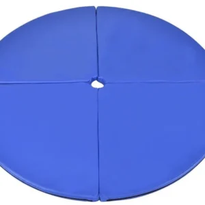 Tapete protector plegable para Pole Dance, color azul -Costway