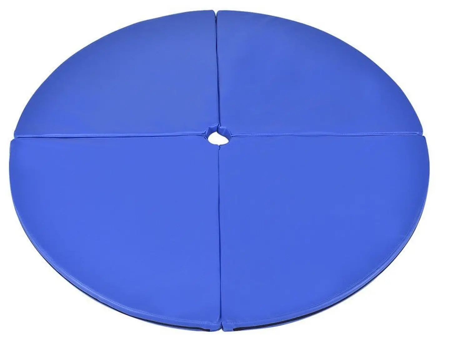 Tapete protector plegable para Pole Dance, color azul -Costway