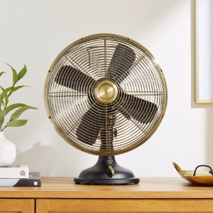 Ventilador de mesa oscilante de 12 pulgadas con 3 velocidades -Homes & Gardens