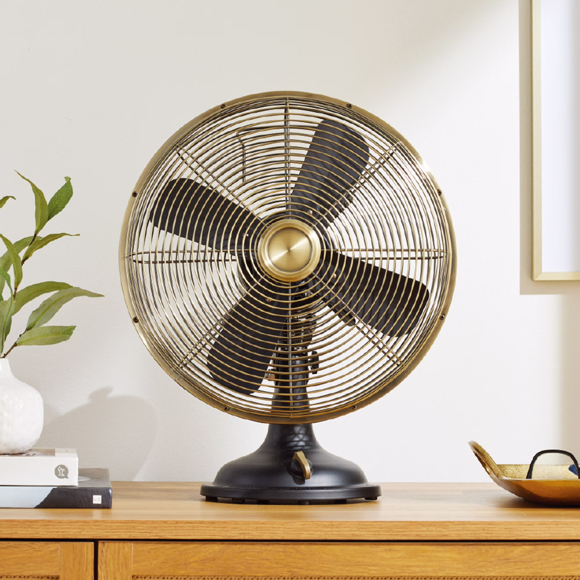Ventilador de mesa oscilante de 12 pulgadas con 3 velocidades -Homes & Gardens