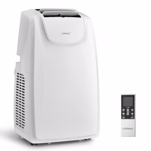 Alternative view of Aire acondicionado portátil 3 en 1  de 8000 BTU con doble manguera y control remoto -Costway
