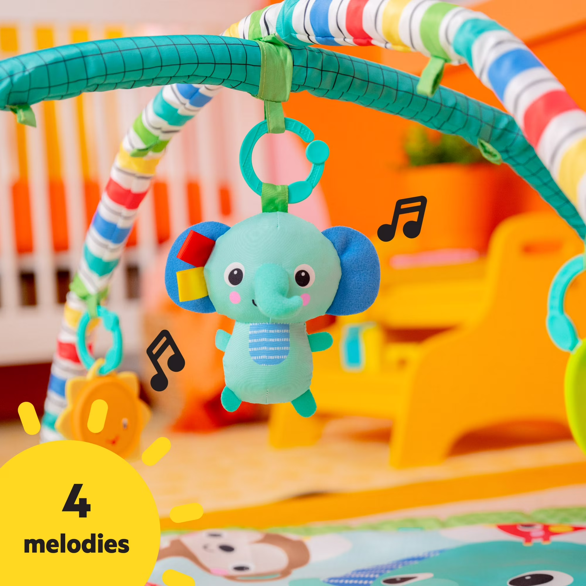 Tapete de Actividades/Gimnasio para bebes plegable -Bright Starts - Imagen 6