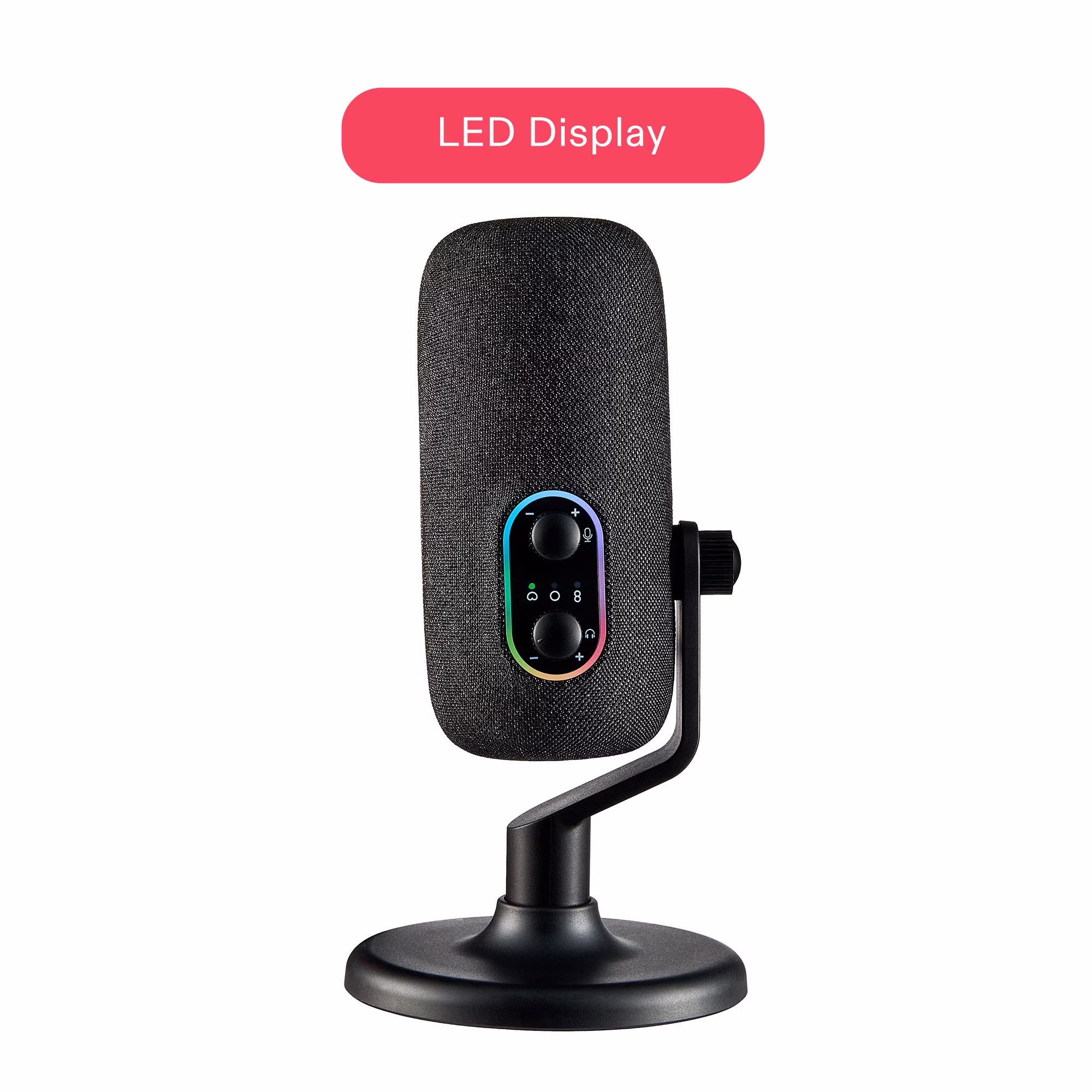 Micrófono con controles de volumen/silencio y puerto para audífonos de 3.5 mm -Onn - Imagen 6