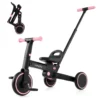 Triciclo plegable 4 en 1 para niños con manillar y asiento ajustable -BabyJoy
