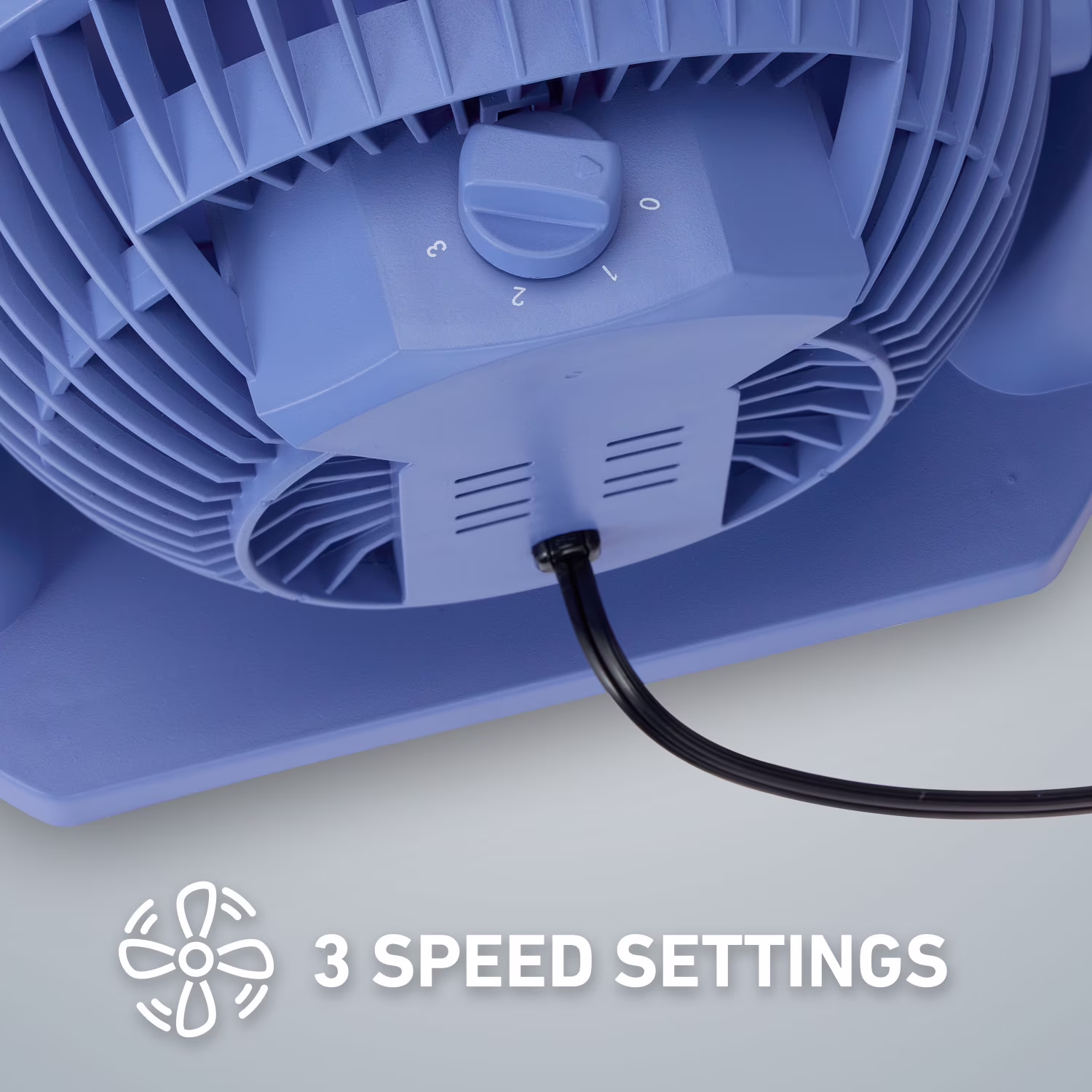 Ventilador de 8 pulgadas con 3 velocidades e inclinación ajustable de 90° -Holmes - Imagen 5