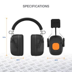 Alternative view of Orejeras/Protectores de sonido con bluetooth y cancelación de ruido -Tzumi