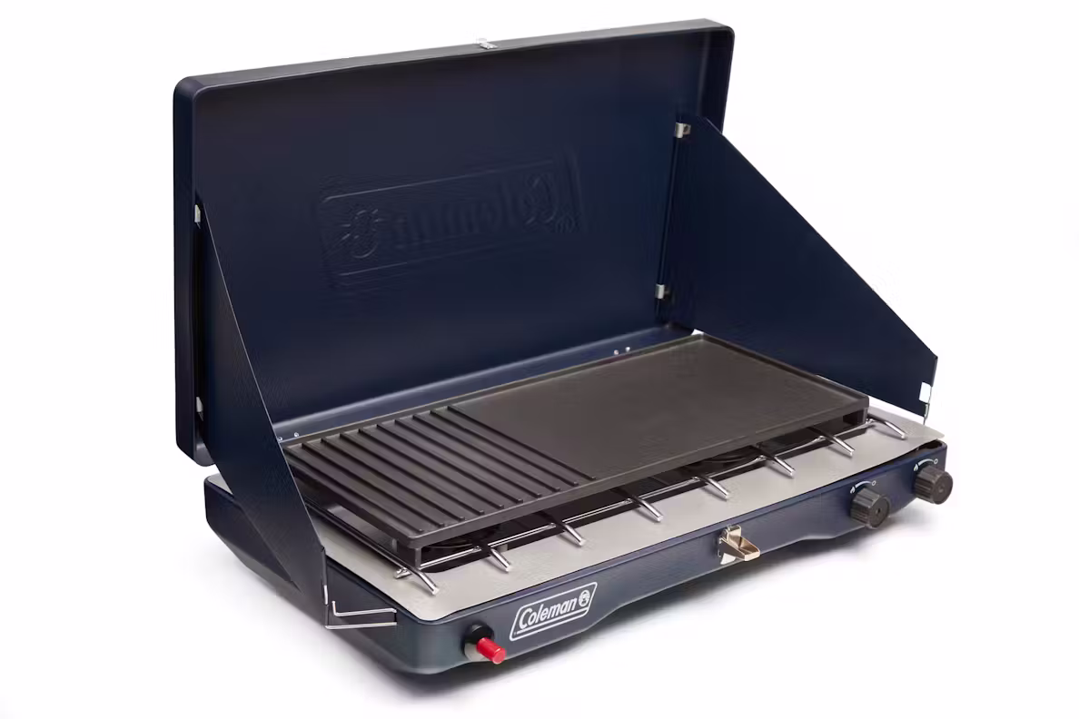 Estufa/Hornillo de camping clásico 3 en 1 marca Coleman - Imagen 2