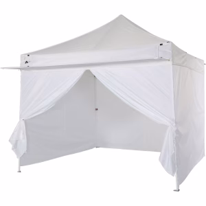 Carpa blanca de 10 x 10 pies con paredes laterales  -Ozark Trail