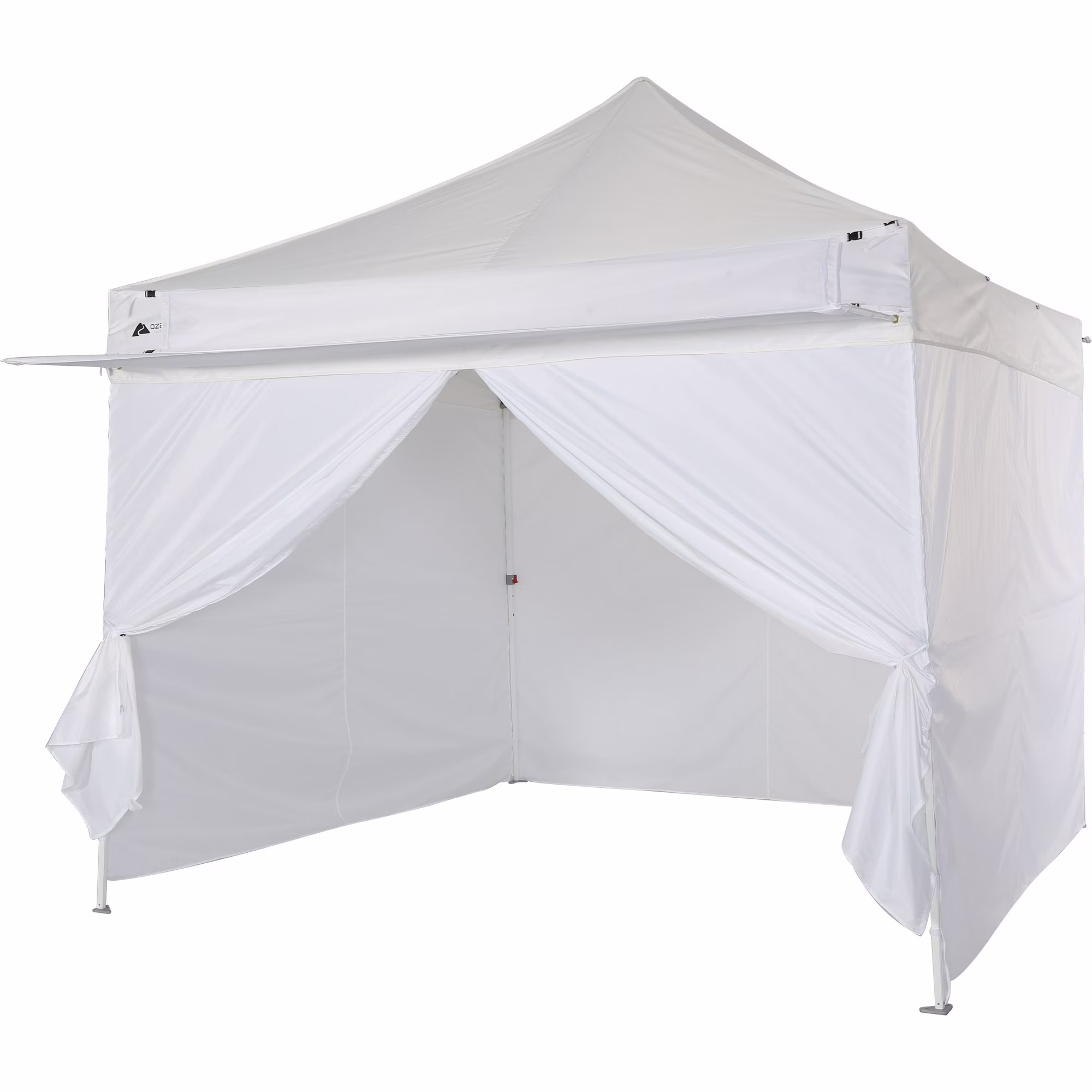 Carpa blanca de 10 x 10 pies con paredes laterales -Ozark Trail