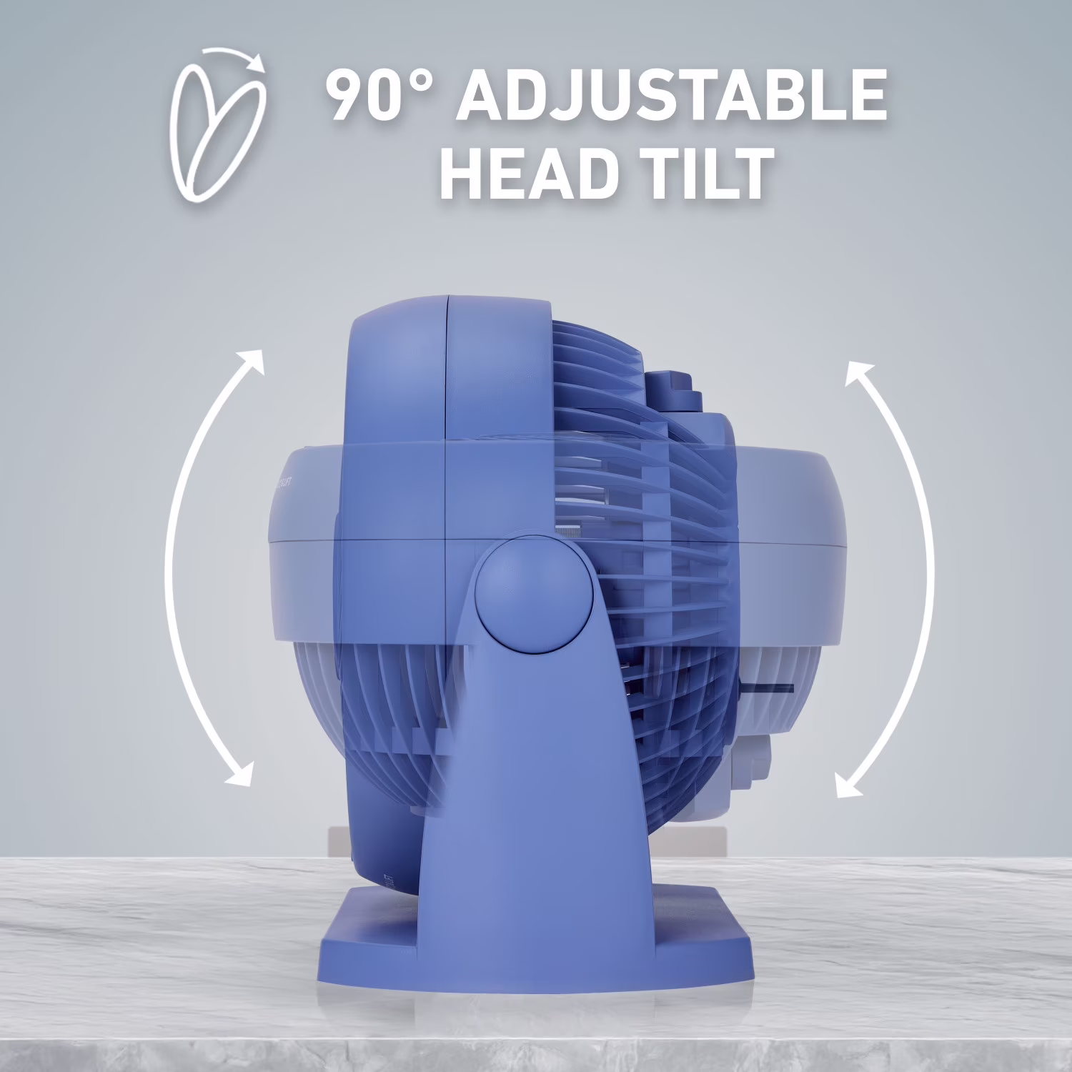 Ventilador de 8 pulgadas con 3 velocidades e inclinación ajustable de 90° -Holmes - Imagen 4