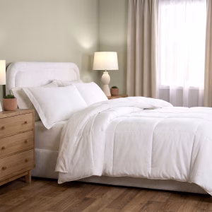 Colcha para duvet tamaño Full/Queen, color blanco -Allswell