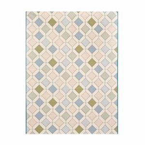 Tapete para exterior con diseño de azulejos de 84 x 60 pulgadas -Drew Barrymor