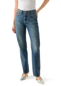Pantalones estilo vaqueros Solargenic curveados para dama talla 27 -Levi's