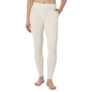 Leggins térmicos para dama talla XL, color blanco -Cuddl Duds