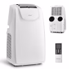 Aire acondicionado portátil 3 en 1  de 8000 BTU con doble manguera y control remoto -Costway