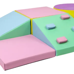 Juego de 6 bloques de espuma de escalado para bebés -Generic