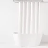 Cortina de baño color blanco de 177.8 x 180.3 cm  -Room Essentials