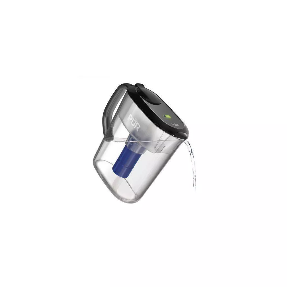 Jarra de agua con sistema de filtración de 11 tazas, color humo -PUR Filtration - Imagen 9