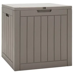 Caja de almacenamiento de 30 galones, color marrón  -Costway